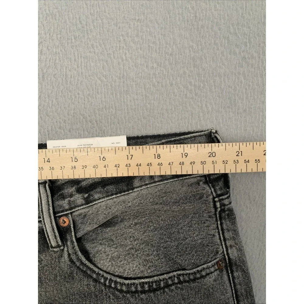 Vtg Y2K American Eagle Jeans Men 40x30 Relaxed Loose Baggy 100% Cotton Black NEW